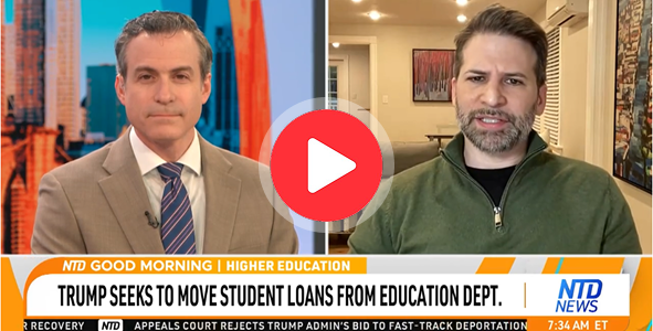 Aron Boxer on news program - live TV with Anchor