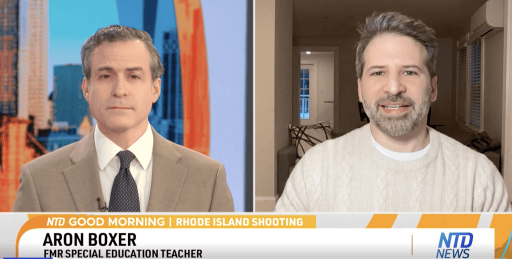 ntd news aron boxer supporting children through tragedy