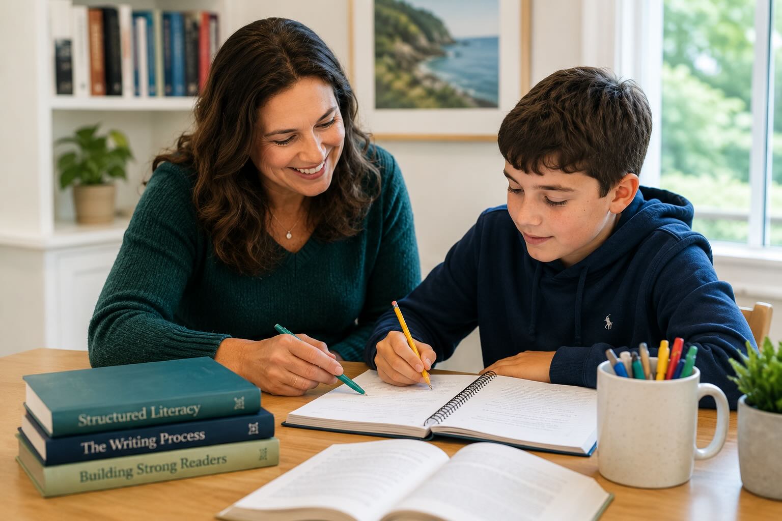 Reading and writing tutoring in Greenwich, CT providing one-on-one structured literacy and written expression support