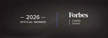 Official Member, Forbes Coaches Council 2026 badge for Aron Boxer