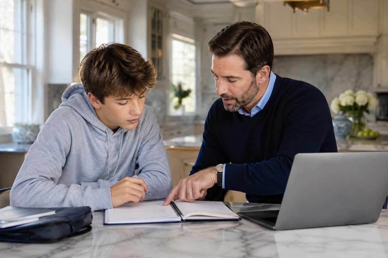 Executive function coaching in Darien, CT helps a high school student improve organization and planning skills