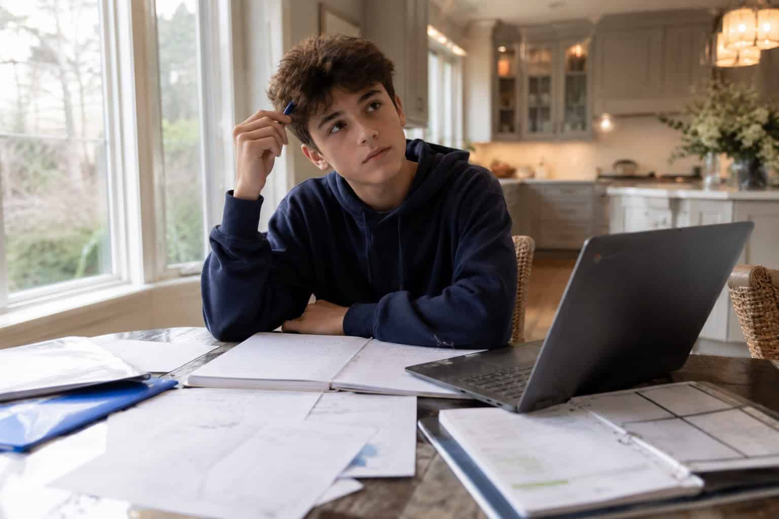Executive function challenges in gifted children can make it hard to start homework despite strong intelligence