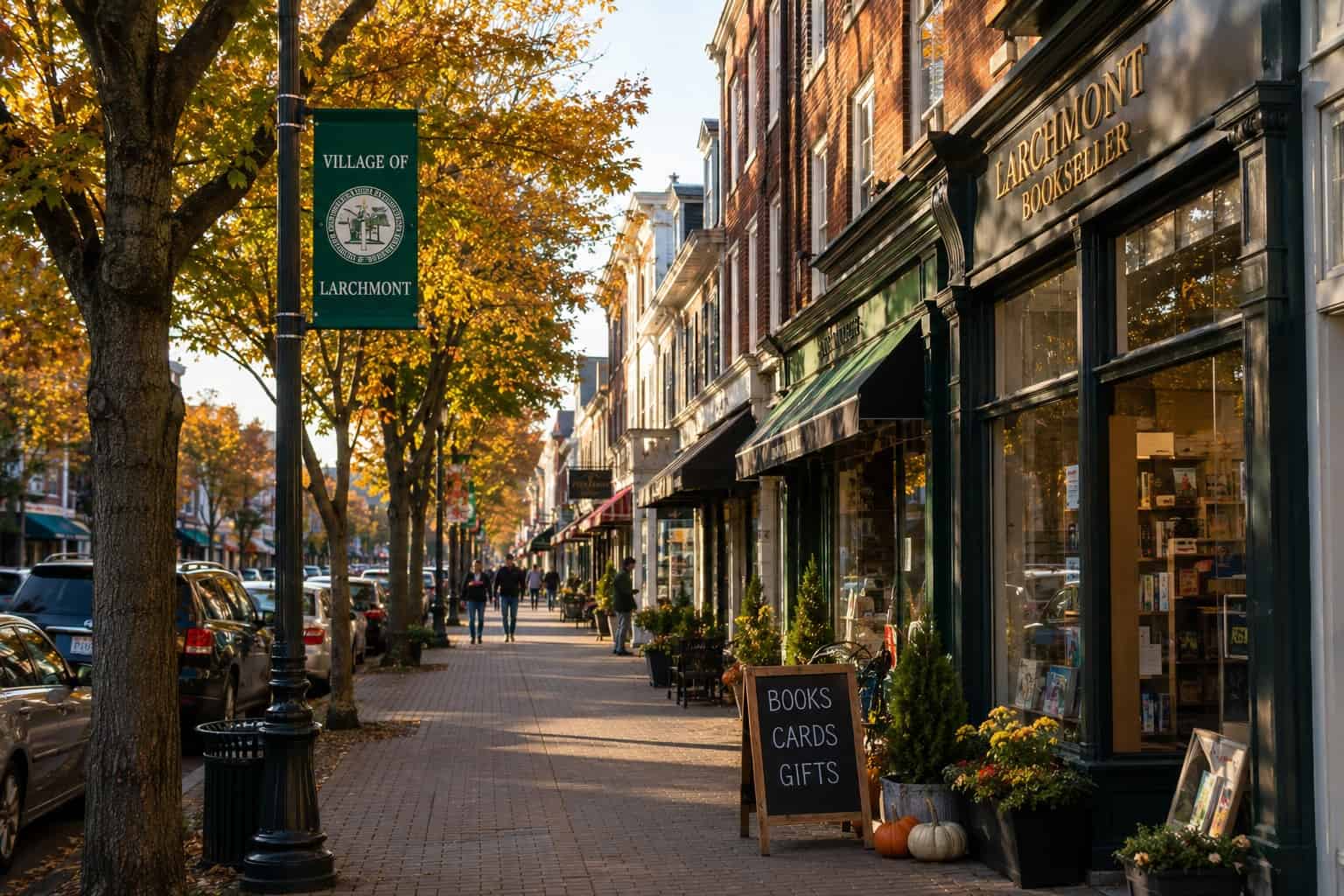 Downtown Larchmont, New York, one of the Westchester County communities served by Diversified Education Services